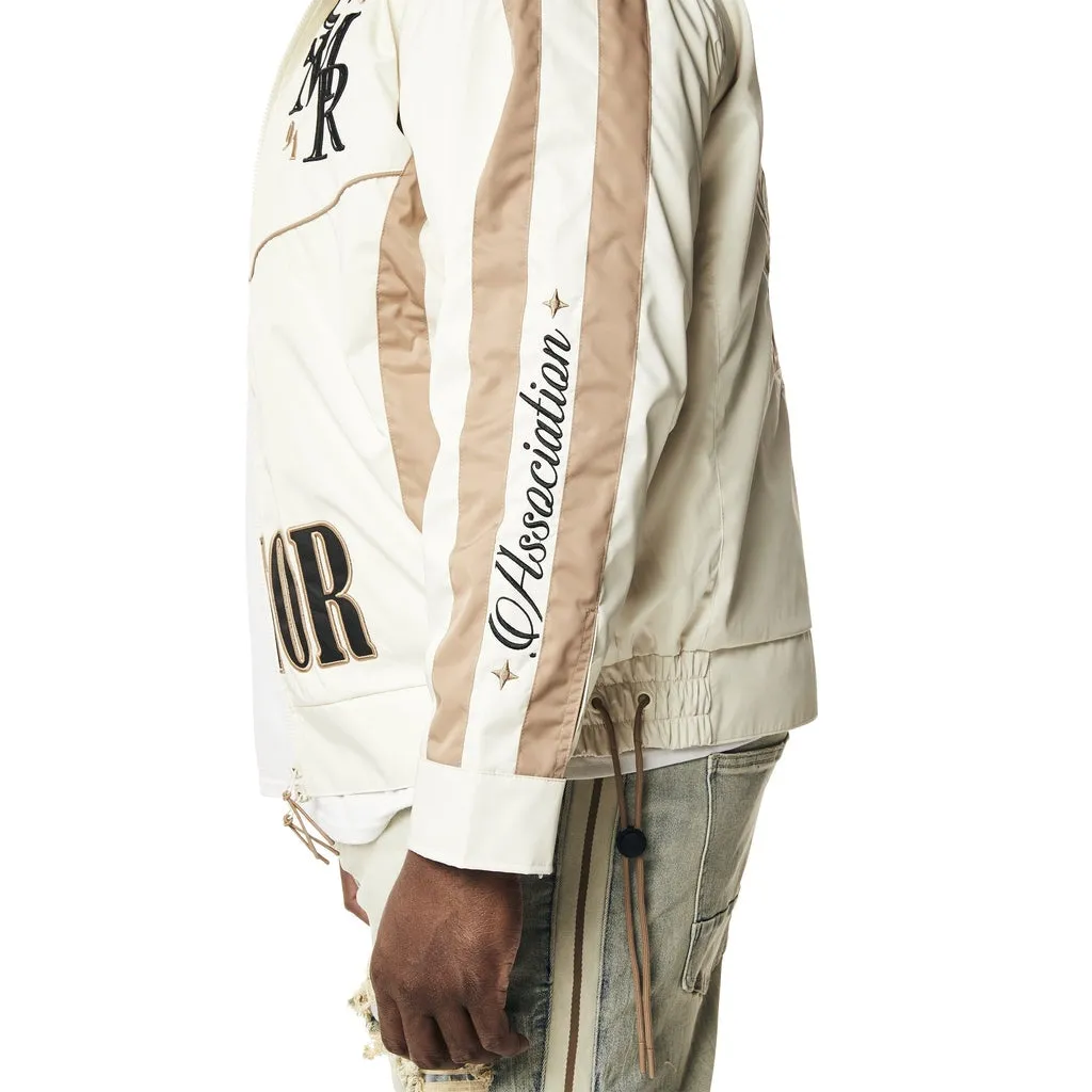 Big and Tall - Euro Racing Windbreaker Jacket - Dune