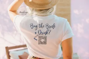 Bridal Party Shirt Venmo QR Code