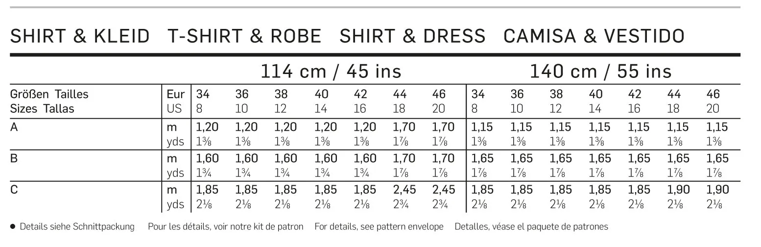 Burda Pattern 6910 Tops  &  Dress (8-20)