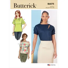 Butterick Pattern B6875 Misses' Tops