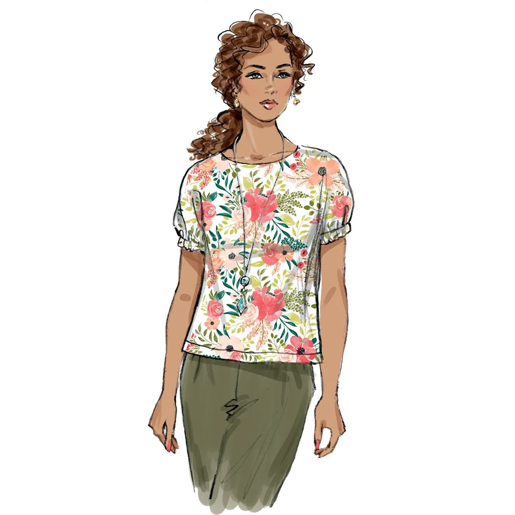 Butterick Pattern B6875 Misses' Tops