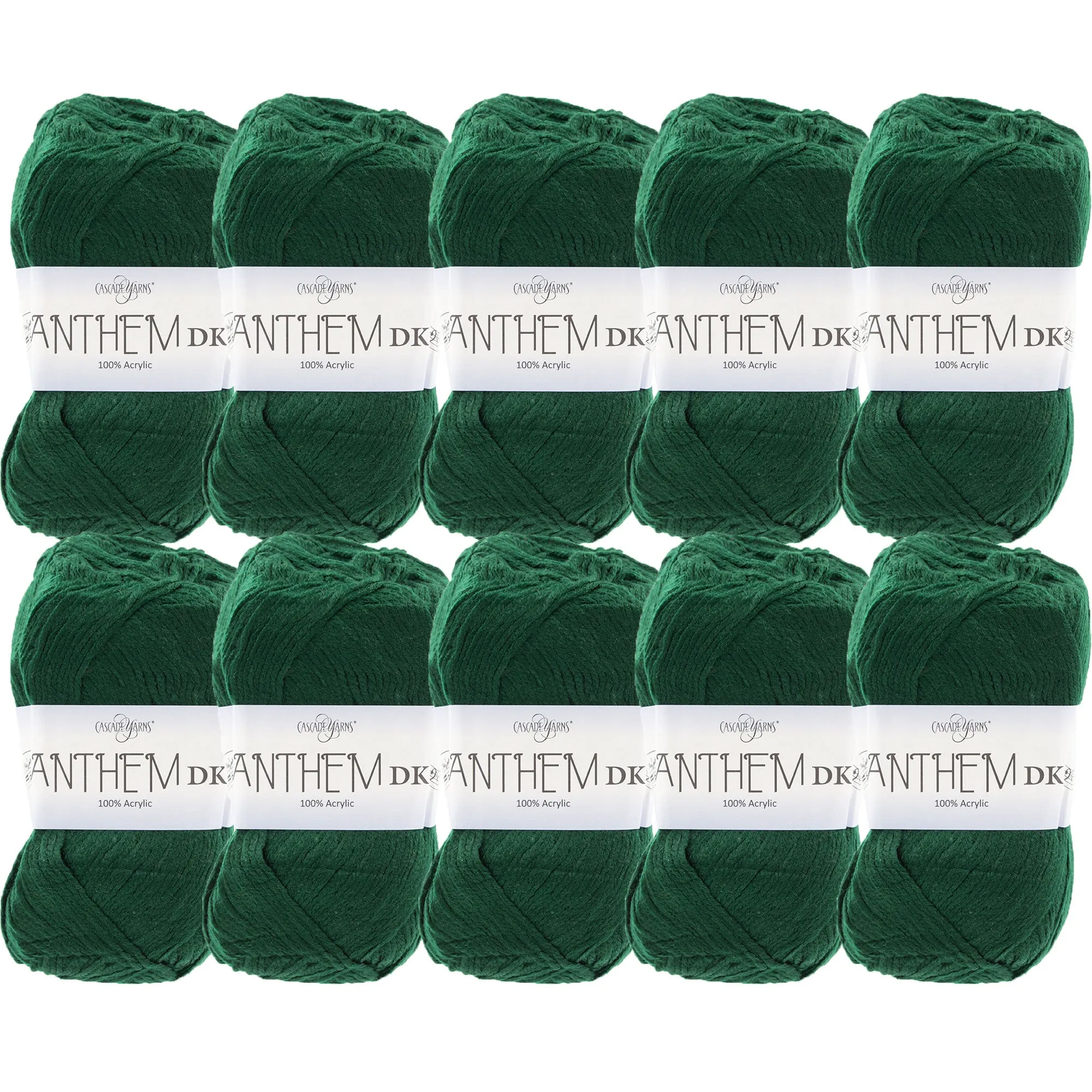 Cascade Yarns Anthem DK Yarn - 17 Forest - 10-Pack