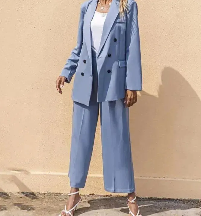 Chic Double Breasted Pantsuit