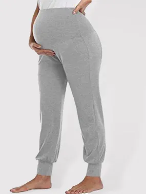 Chic High-Waist Maternity Trousers - Ultimate Comfort