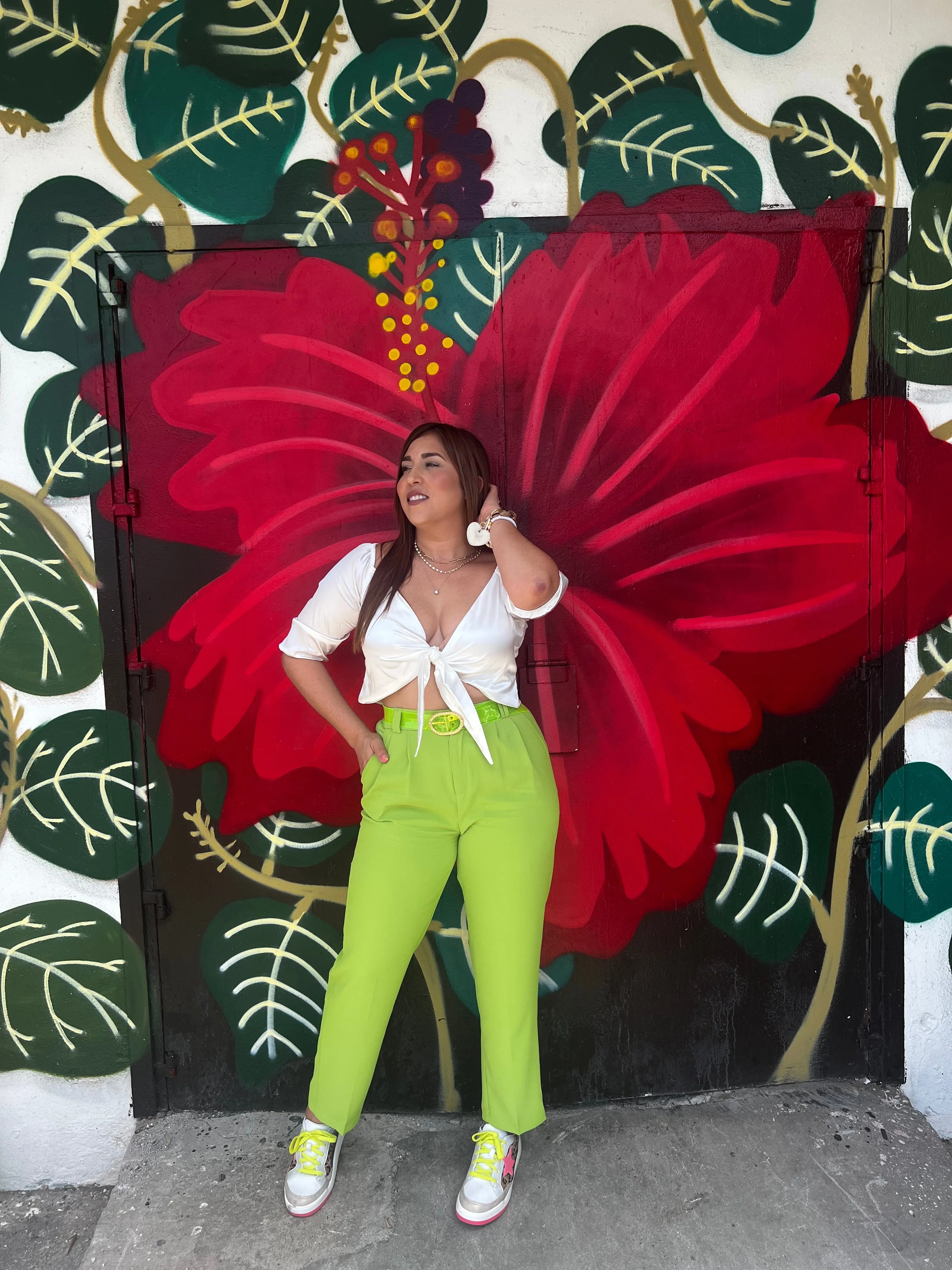 Chic Lime Pants