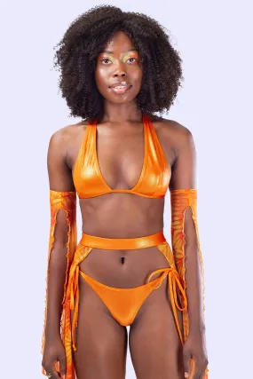 Citrine Halter Bikini Top