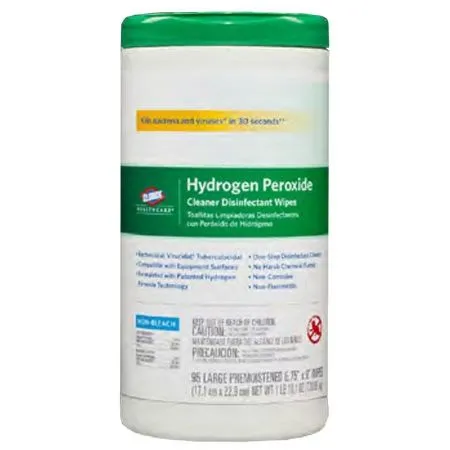 Clorox Healthcare Surface Disinfectant Cleaner Premoistened Wipes 95 Count Canister