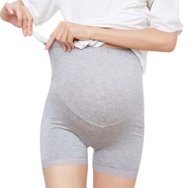 Comfy Solid Maternity Short Legging