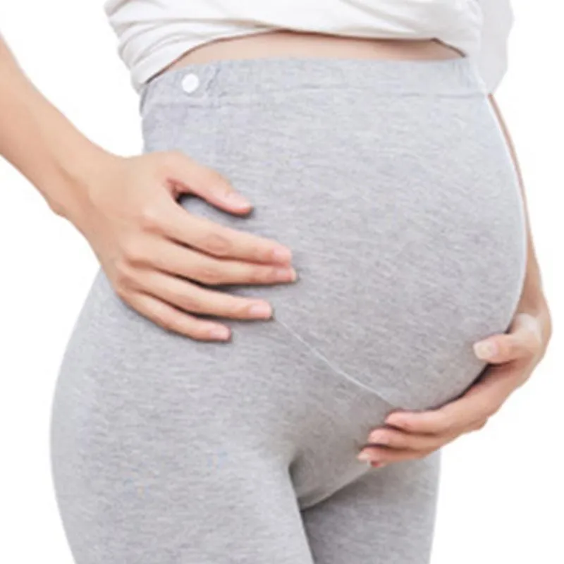 Comfy Solid Maternity Short Legging