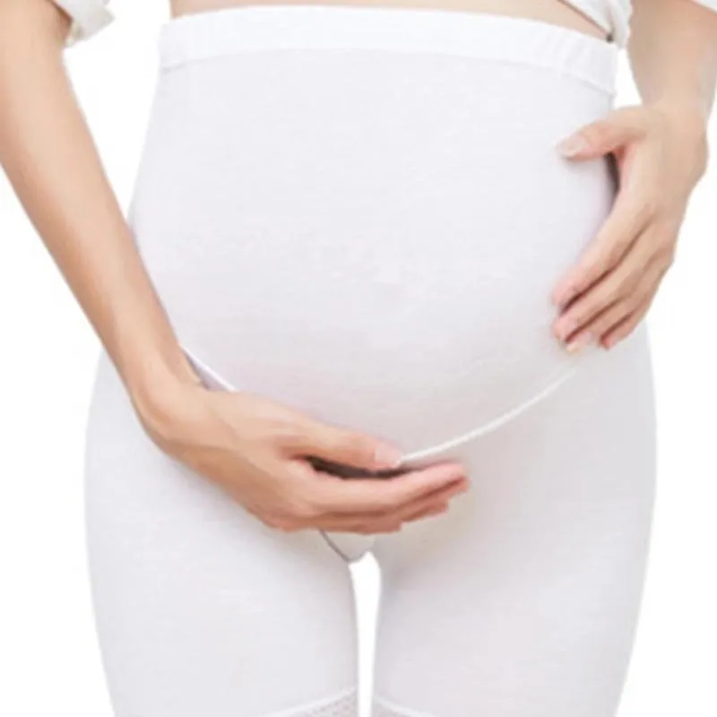 Comfy Solid Maternity Short Legging