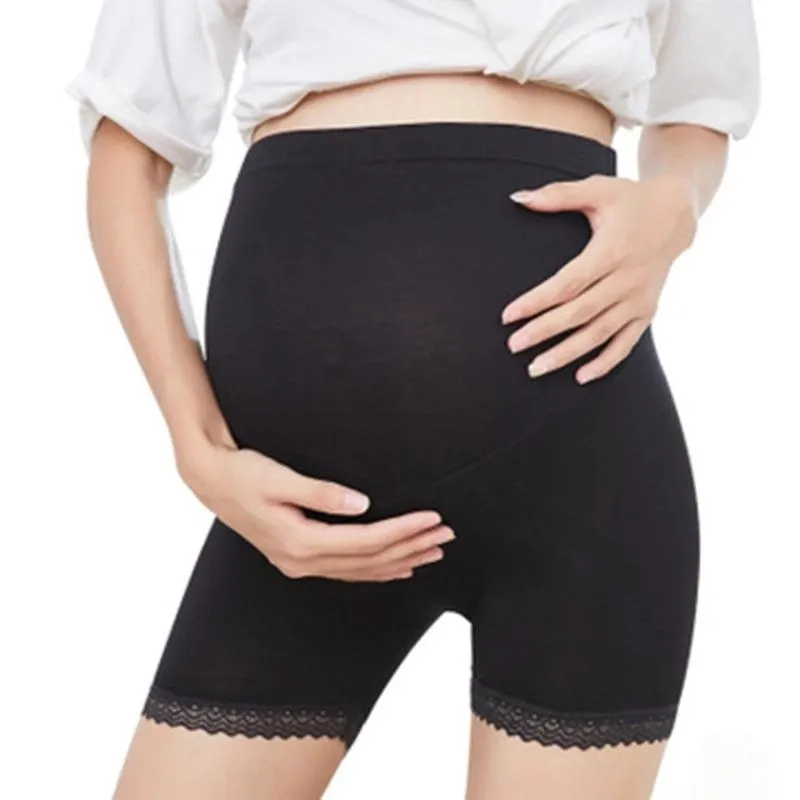 Comfy Solid Maternity Short Legging