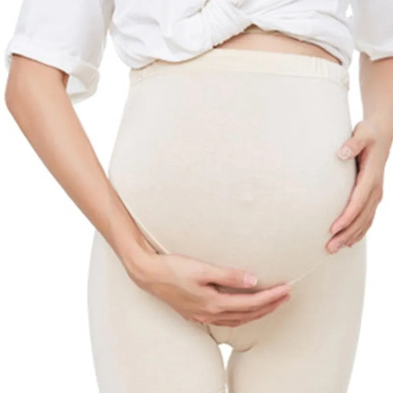 Comfy Solid Maternity Short Legging