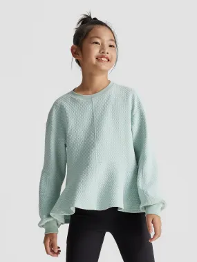 Cotton Wave Crewneck Sweater