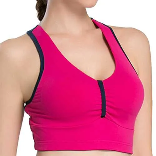 Cozy Criss-cross Professional Shakeproof Tops Wireless Breathable Sports Yoga Vest Bra