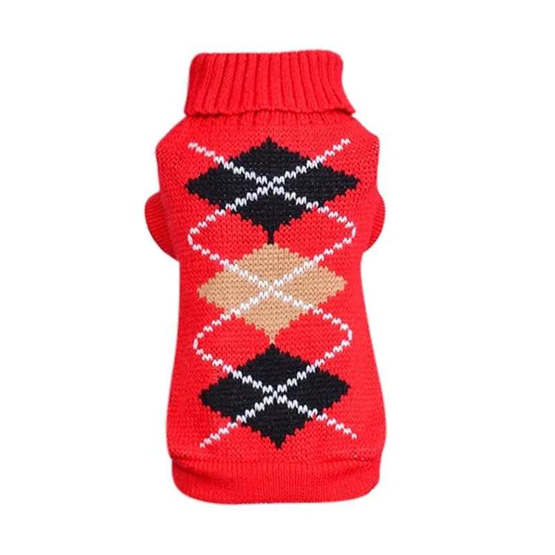 Dog Turtleneck Sweater - Dog Christmas Sweaters