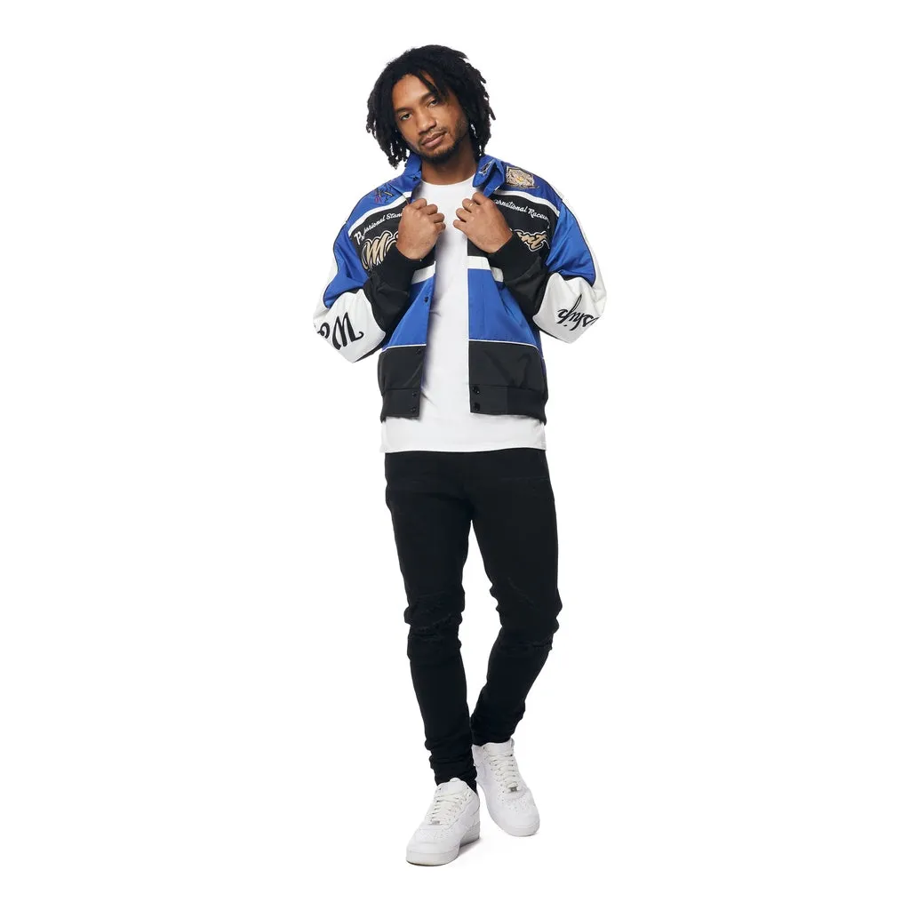 Euro Racing Windbreaker Jacket - Royal