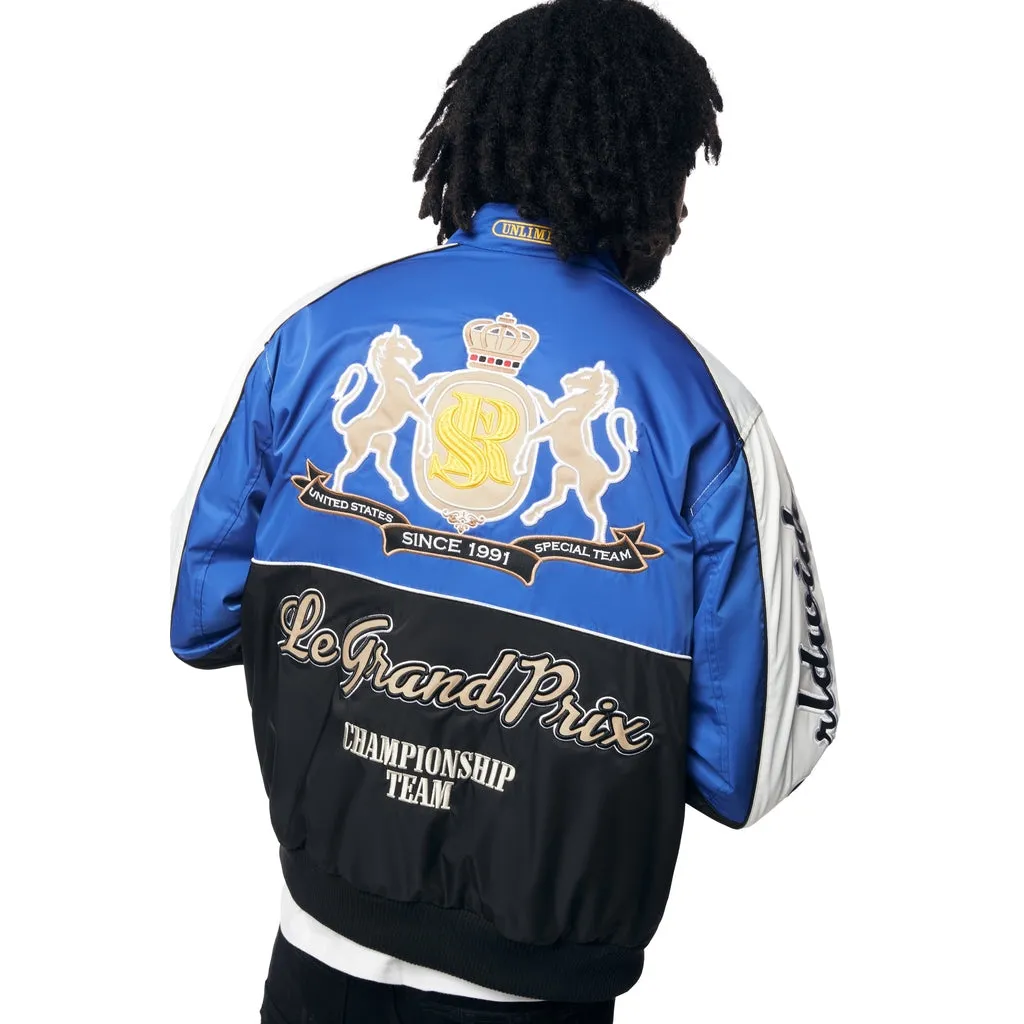 Euro Racing Windbreaker Jacket - Royal