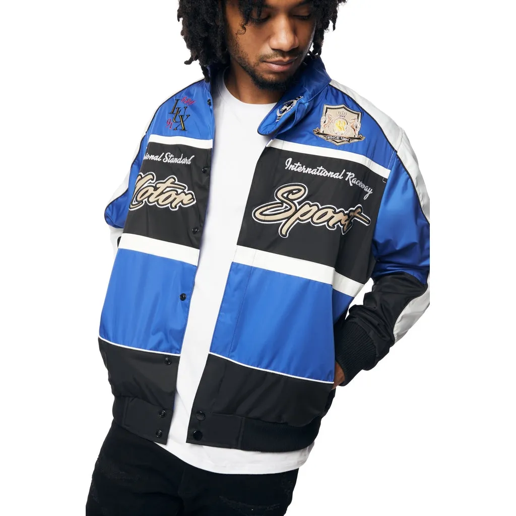 Euro Racing Windbreaker Jacket - Royal