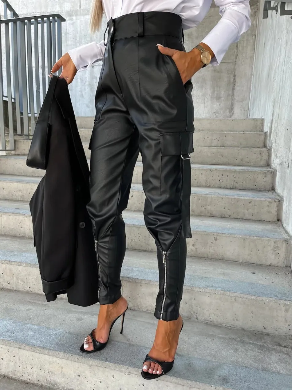 Ivyshape | Chic Leather Pants