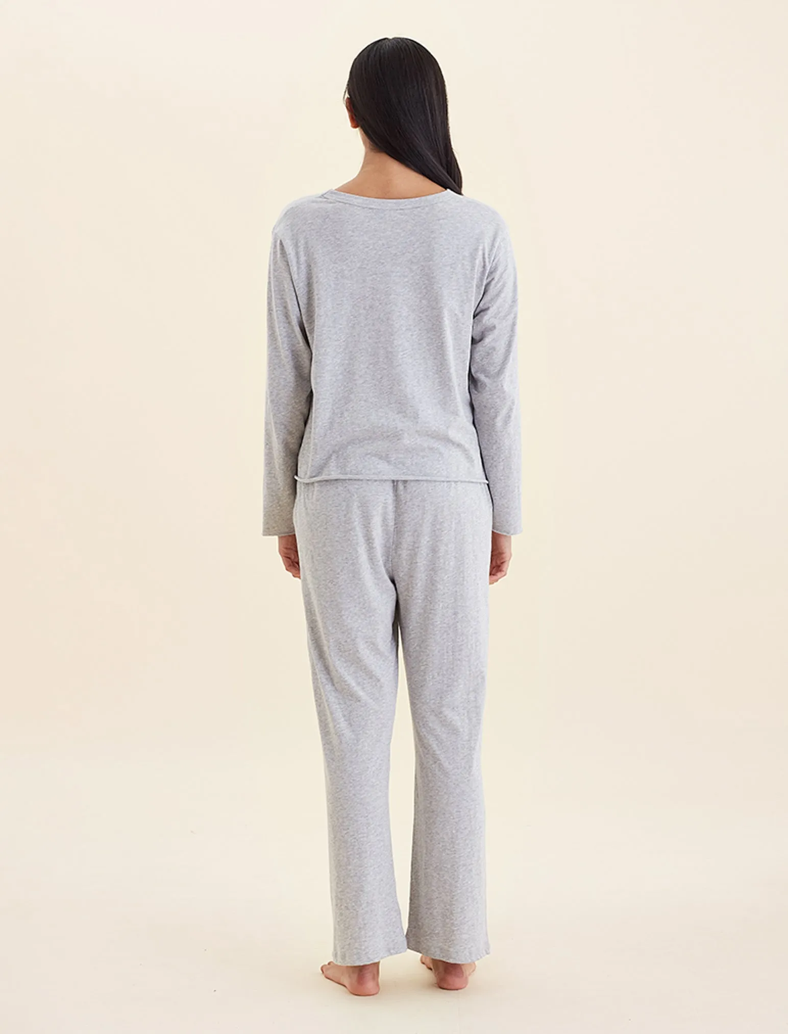 Jada Organic Cotton Boxy Long Sleeve Tee