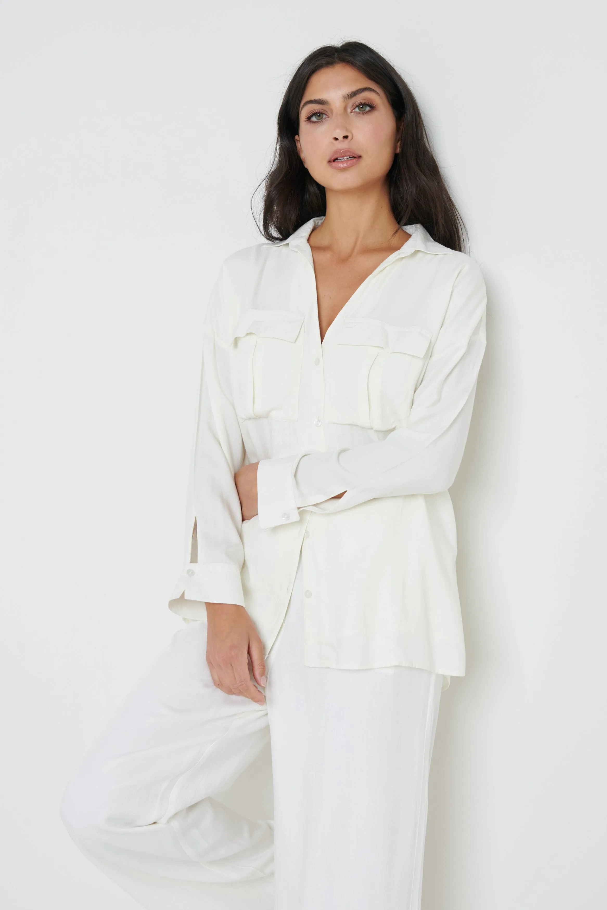 Jalen Relaxed Shirt - Cream