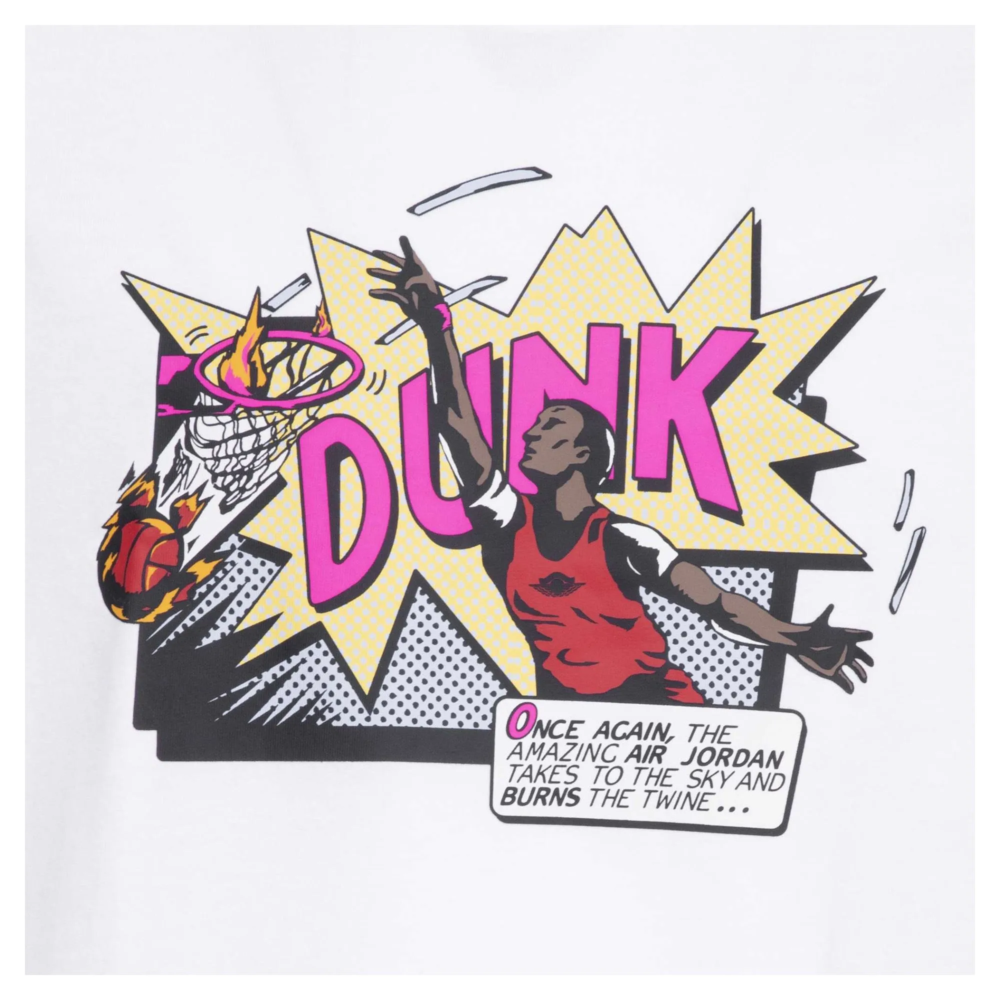 Junior's Air Jordan Comics Dunk Short Sleeve Tee