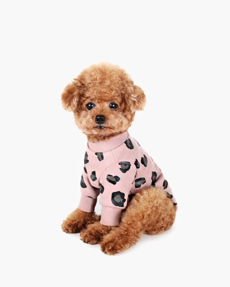 Leopard Print Dog Sweatshirt (FINAL SALE)