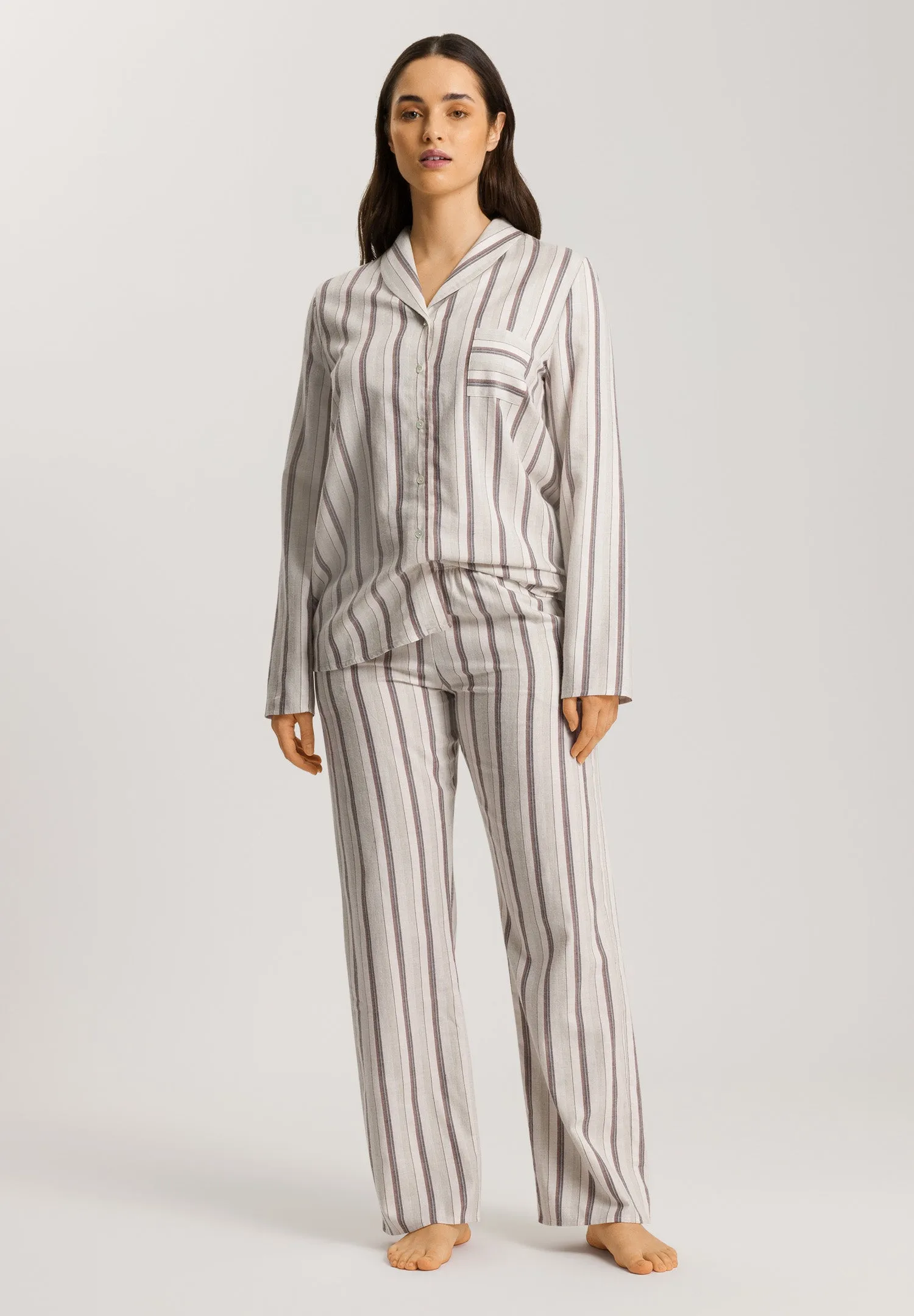 Loungy Nights Cotton Flannel Pajama Pants | Meraki Stripe 76486-2165