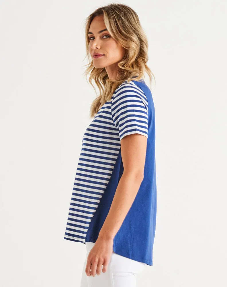 Luella Tee - Ocean Stripe