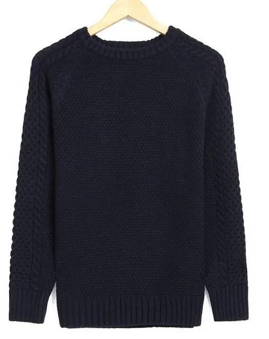 Men's Casual Knitted Thick Warm Sweater