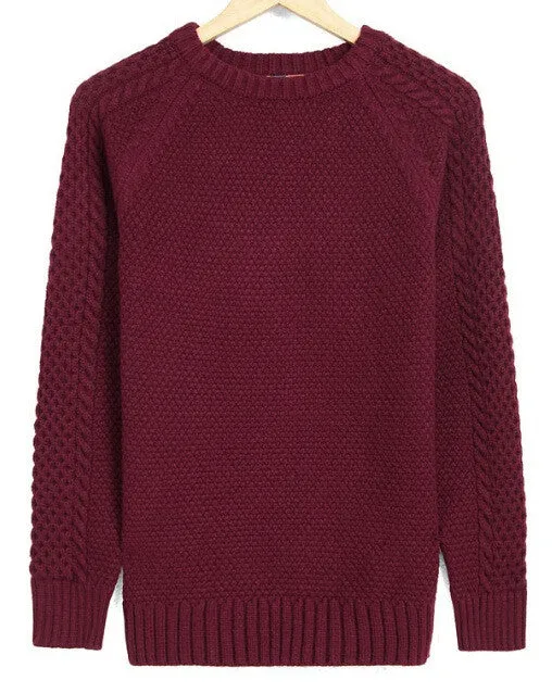 Men's Casual Knitted Thick Warm Sweater