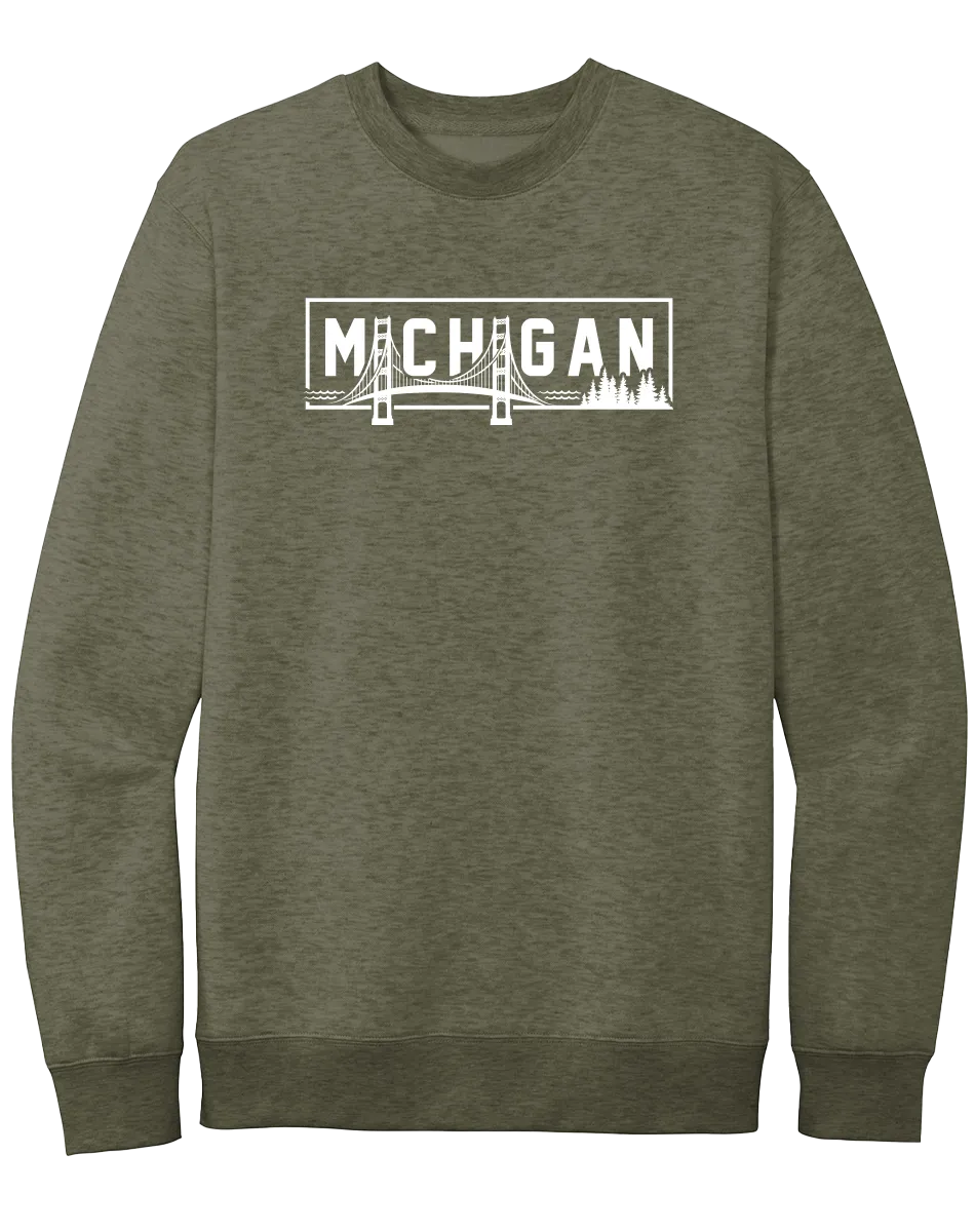 Michigan Mighty Mac Crewneck Sweatshirt