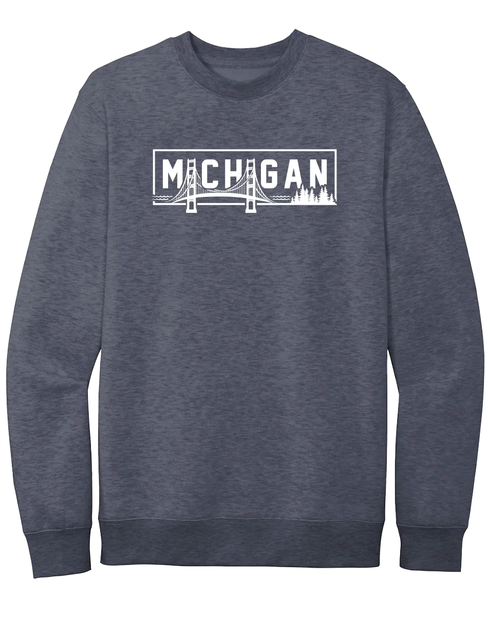 Michigan Mighty Mac Crewneck Sweatshirt