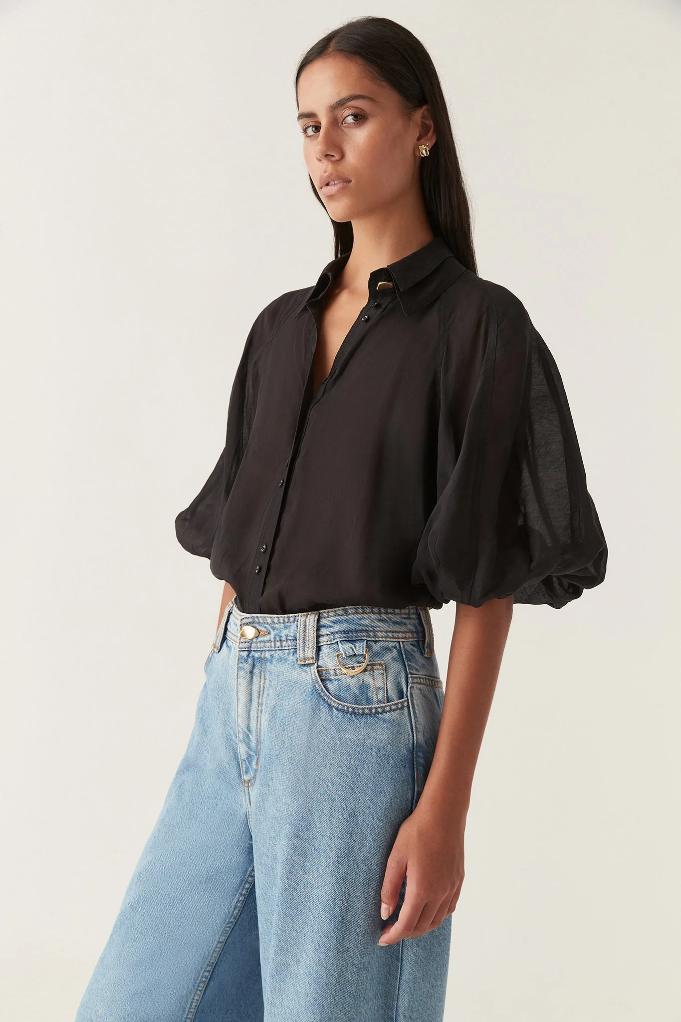 Palms Puff Sleeve Shirt