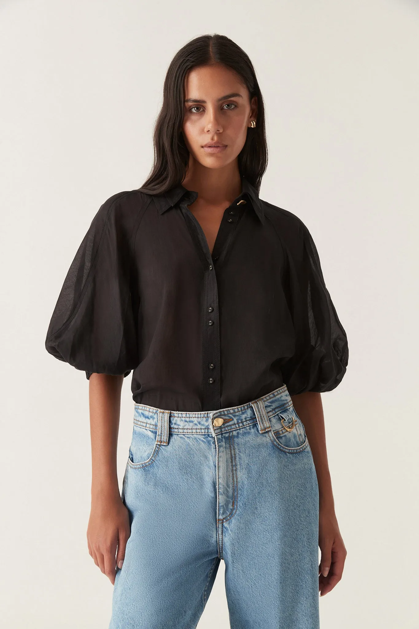 Palms Puff Sleeve Shirt