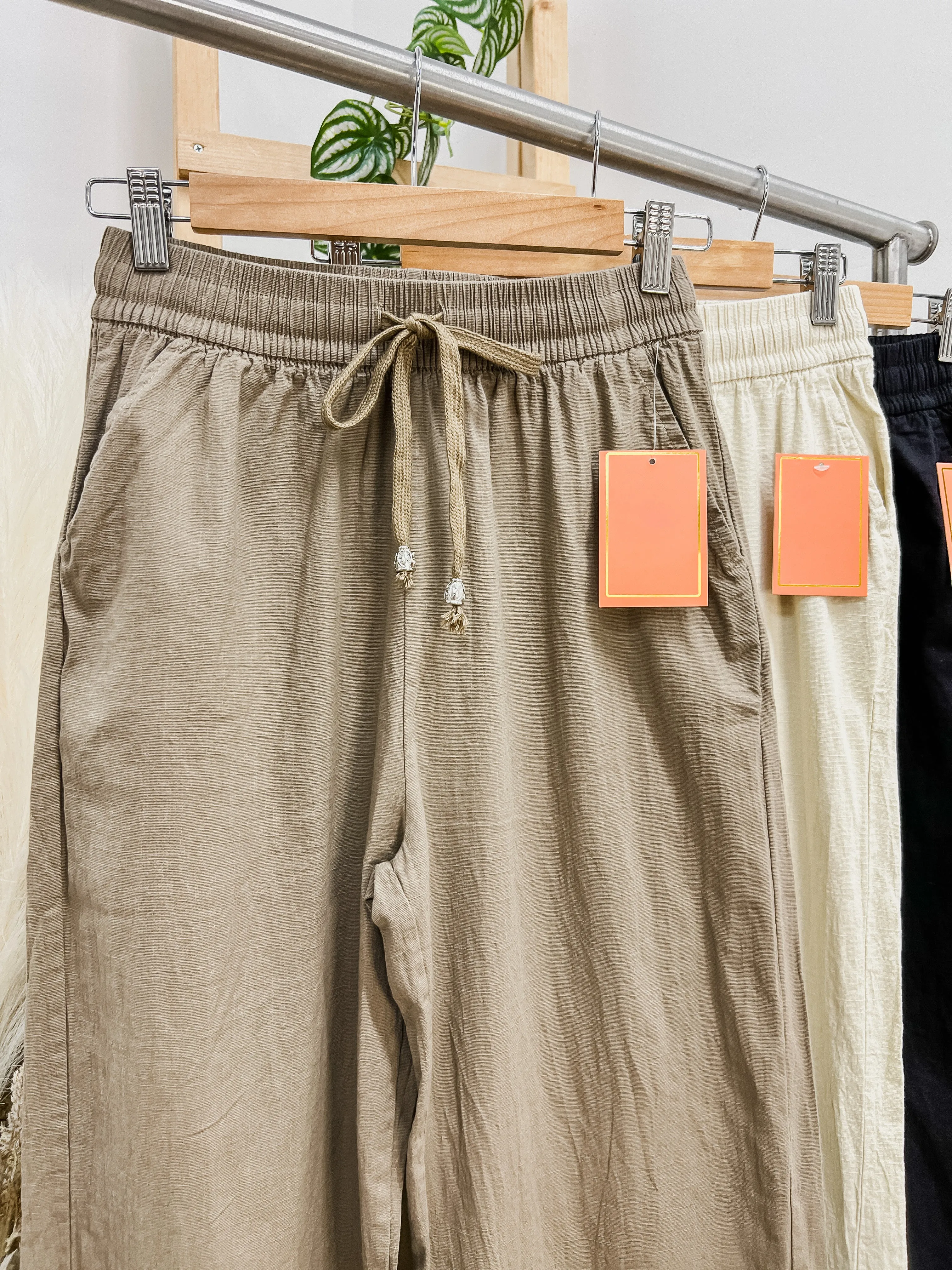 Paradise Linen Tie Pants