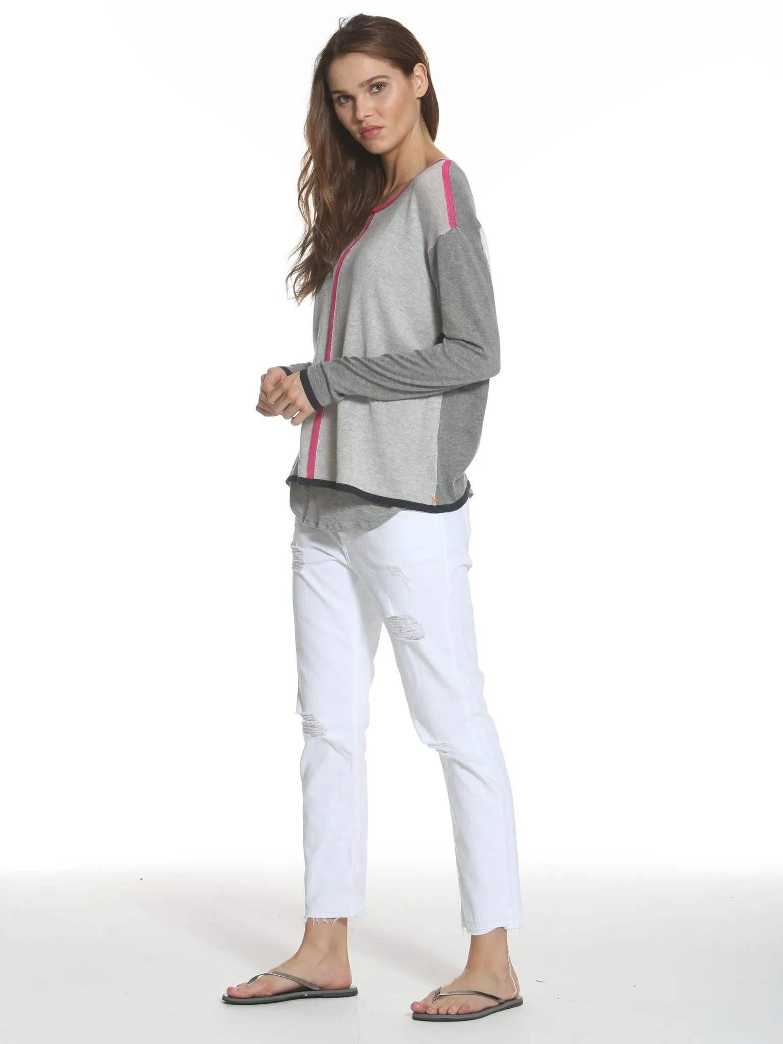 Pima Marina Crew - Grey