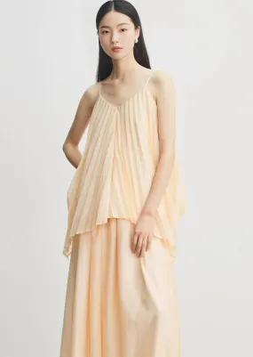 PLEATED DRAPED CAMISOLE