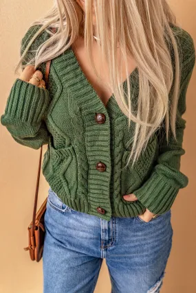 Pockets Textured Cardigan