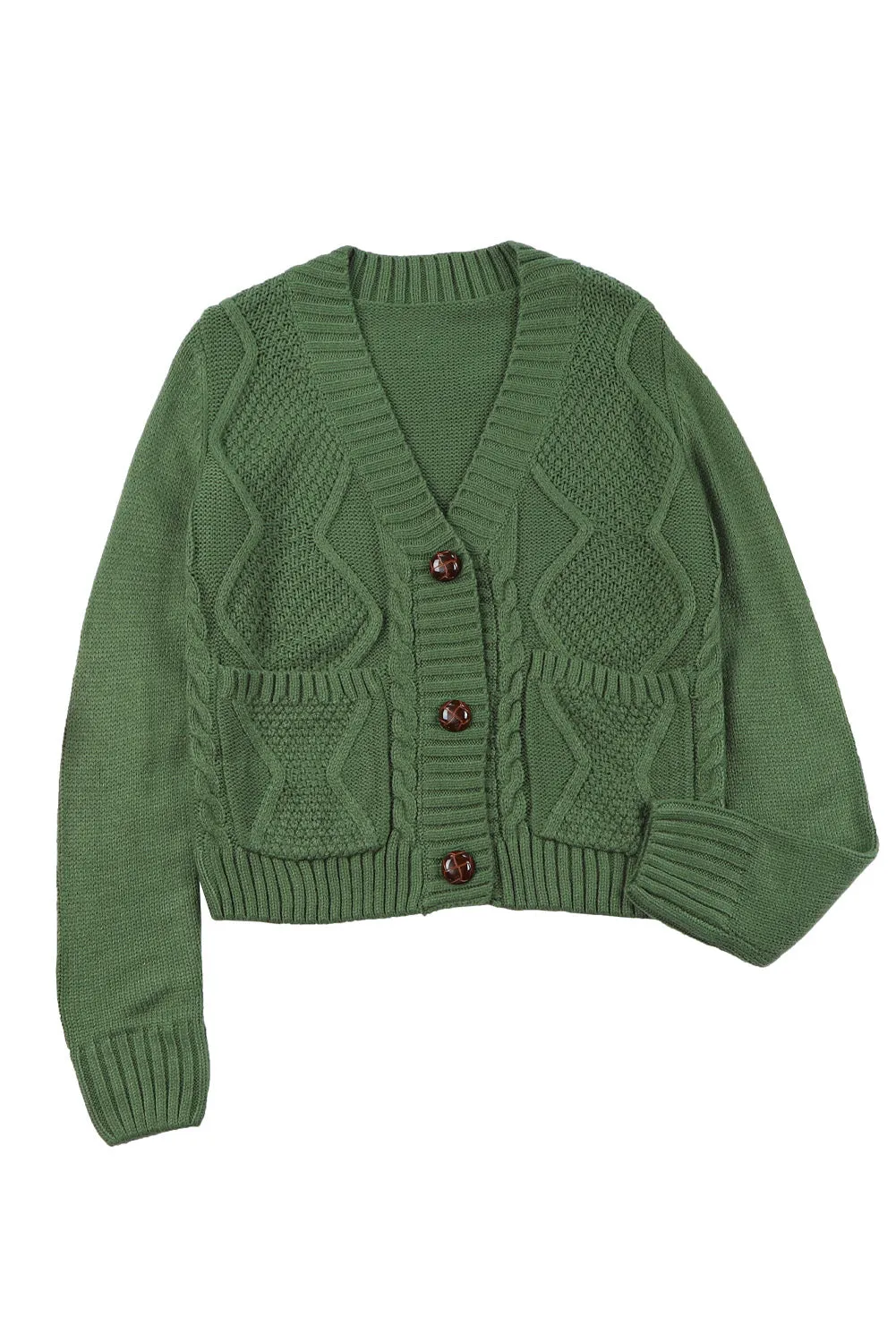 Pockets Textured Cardigan