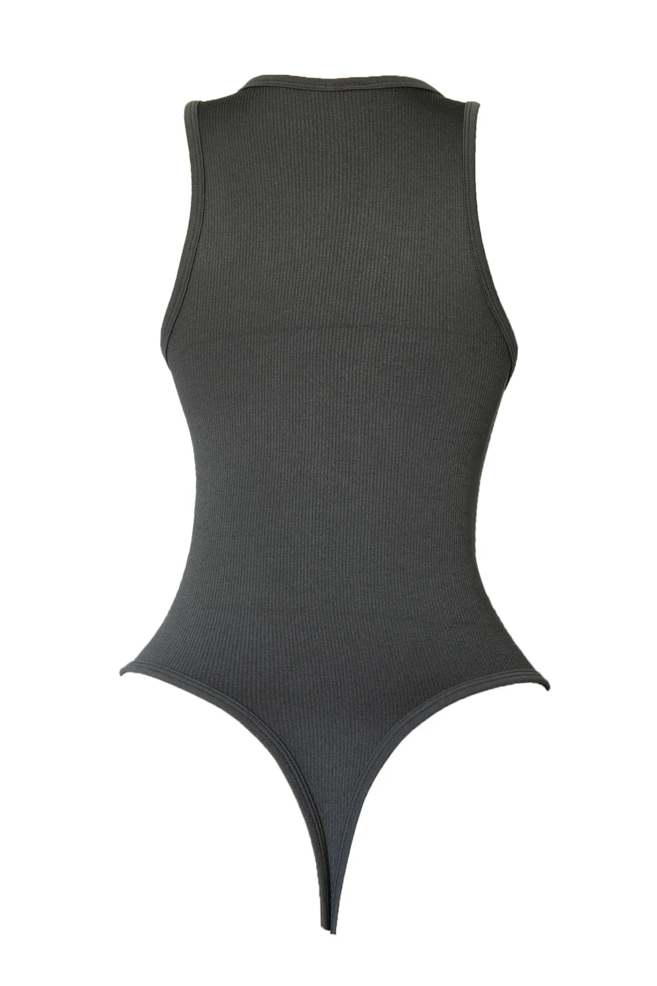 Ribbed Thong Bodysuit