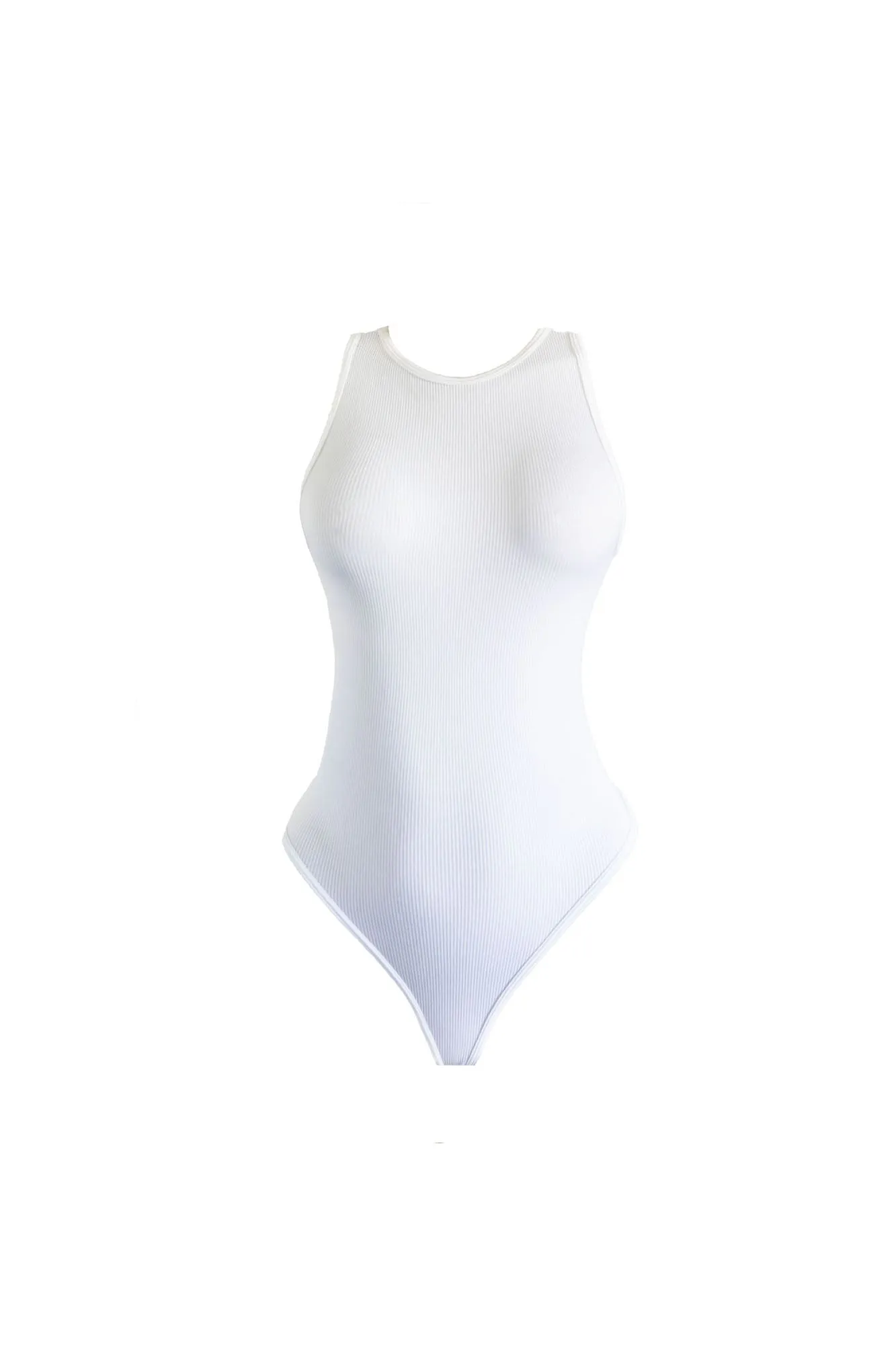 Ribbed Thong Bodysuit