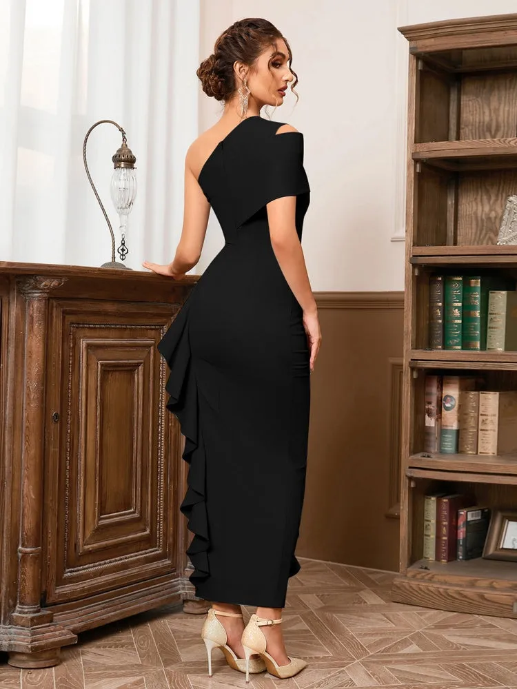 Sexy Stylish One-Shoulder Dress