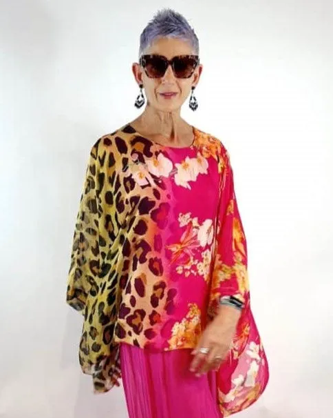 Silk Kaftan Top