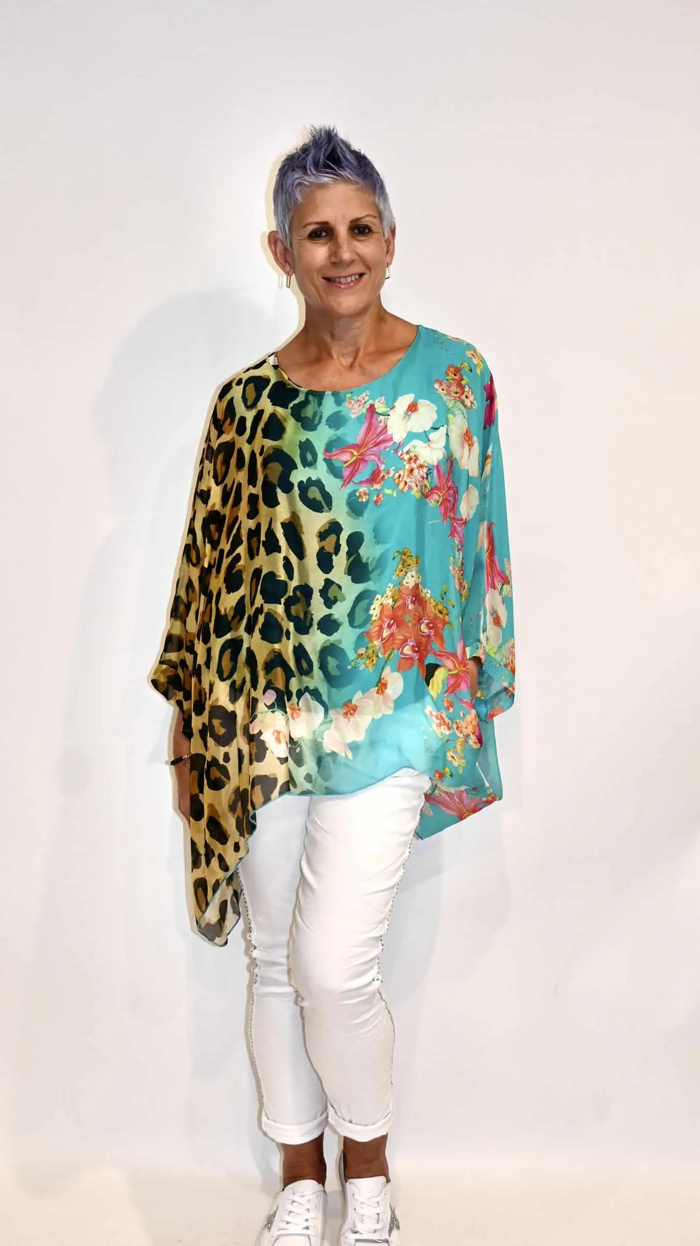 Silk Kaftan Top