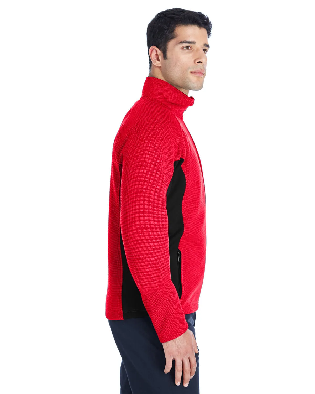 Spyder Constant Full Zip Sweaters, Fleece Red/ Black/ Blk