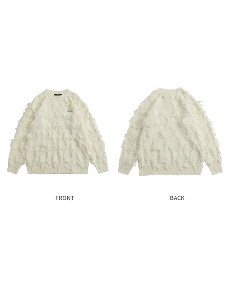 Streetwear Loose Lazy Style Tassel Sweater