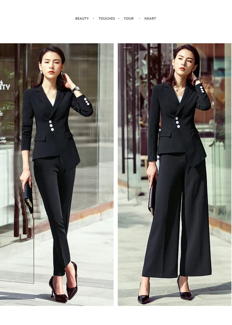 Uniform Sets Women Long Sleeved Trendy Elegant Feminine White Casual Suits Formal Cargo Skirt