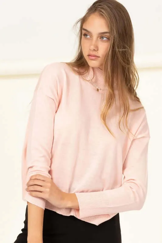 Warm Personality High-Neckline Sweater