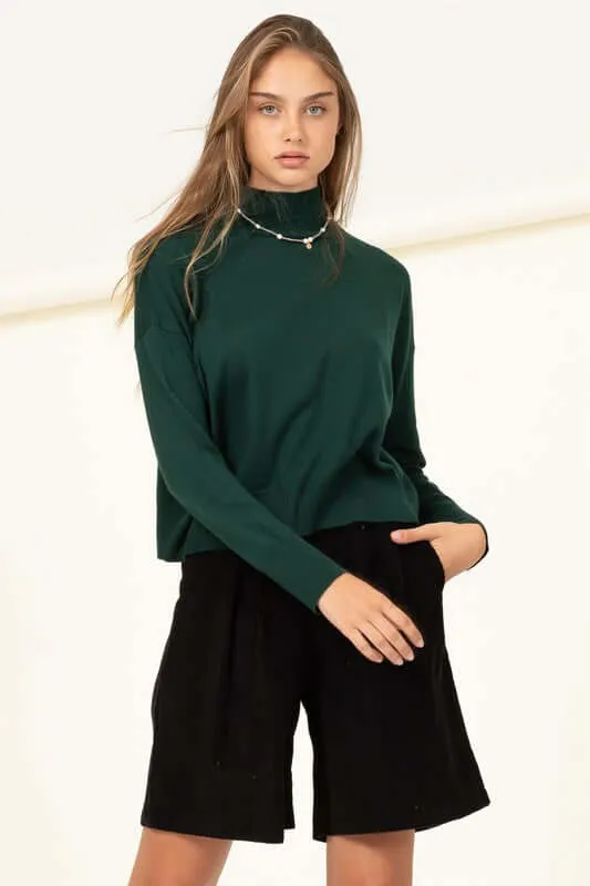 Warm Personality High-Neckline Sweater